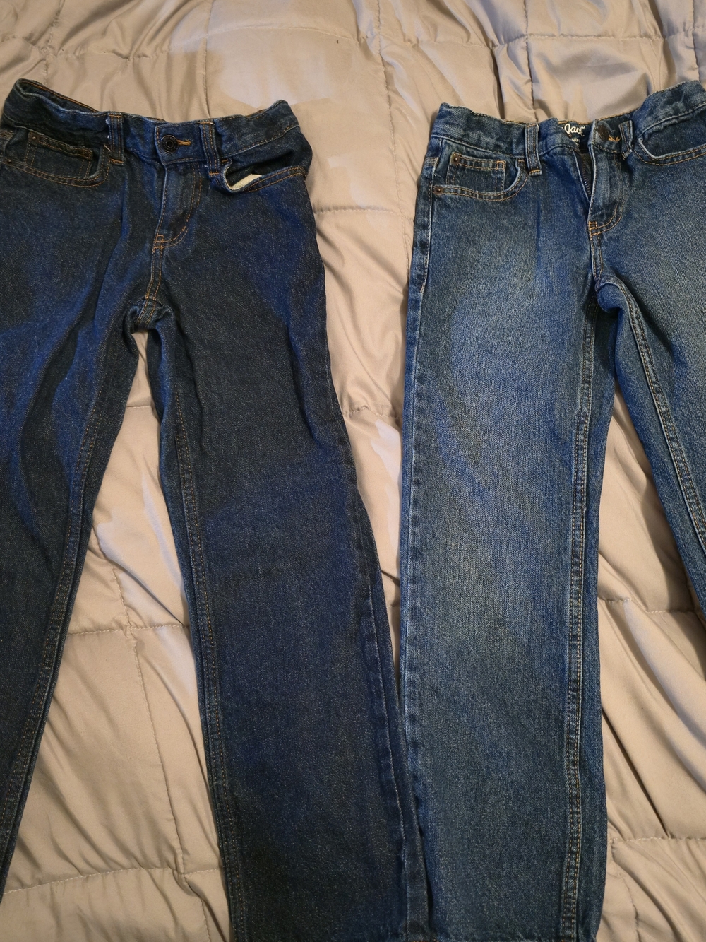 LOT Cat & Jack Straight Leg Jeans - TWO SIZE 10 JEANS